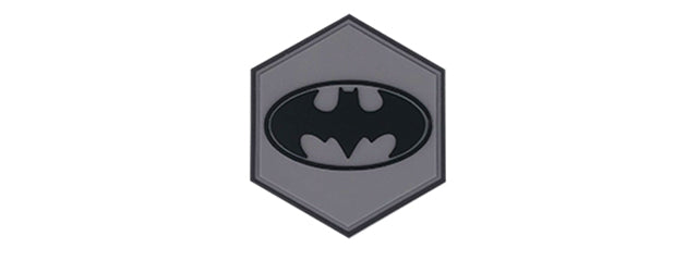 Hexagon PVC Patch Batman Logo