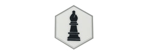 Hex PVC Patch Black Bishop Chess Piece