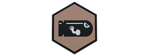 Hexagon PVC Patch Bullet Bill