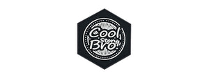 Hexagon PVC Patch "Cool Story Bro"
