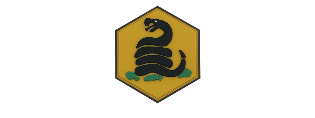 Hexagon PVC Patch Gadsden
