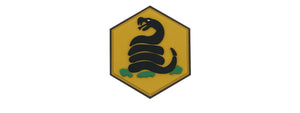 Hexagon PVC Patch Gadsden