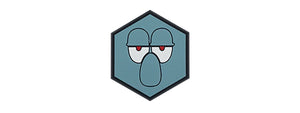 Hexagon PVC Patch Squidward Peeker Eyes