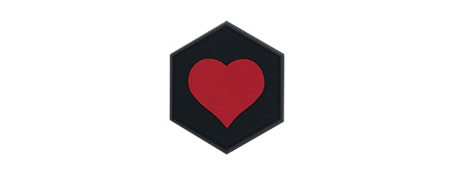 Hex PVC Patch In a Relationship Heart