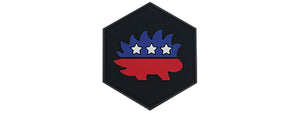 Hexagon PVC Patch Libertarian Party