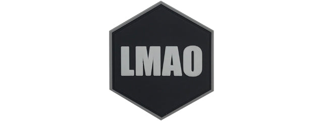 Hexagon PVC Patch "LMAO"
