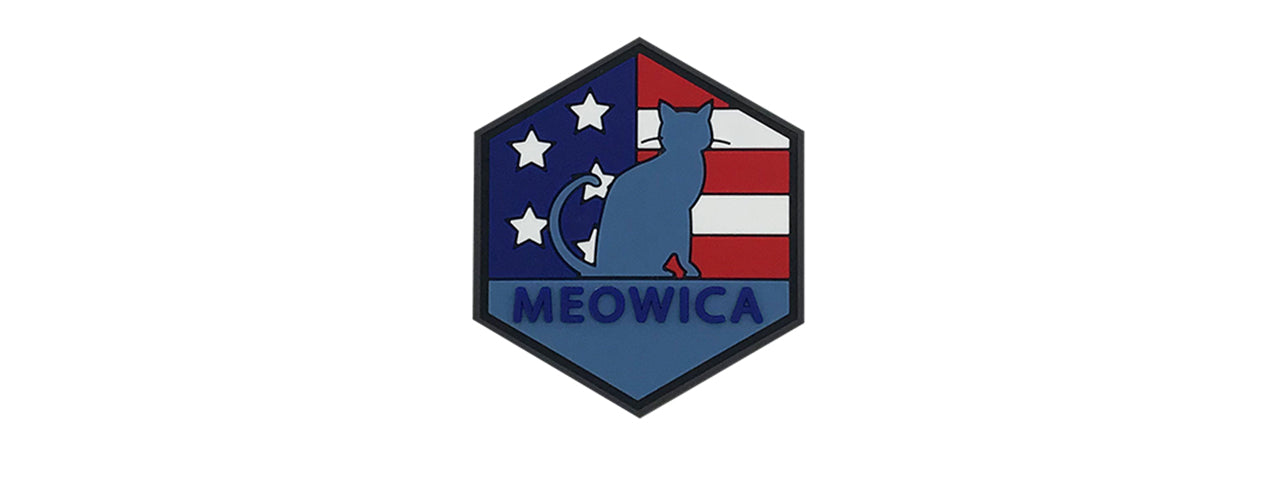 Hexagon PVC Patch Meowica