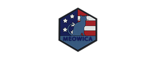 Hexagon PVC Patch Meowica