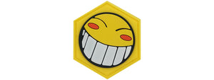 Hexagon PVC Patch CowBoy BeBop Radical Ed Smiling