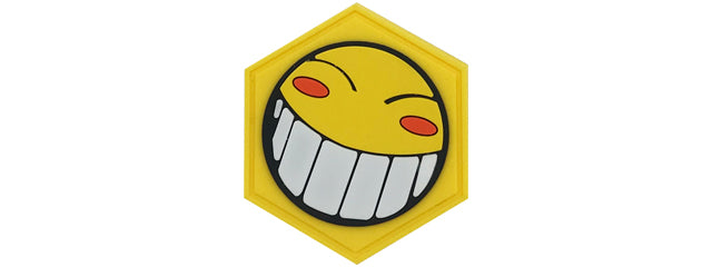 Hexagon PVC Patch CowBoy BeBop Radical Ed Smiling