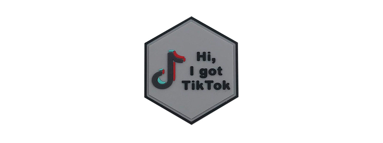 Hexagon PVC Patch Hi, i got TikTok