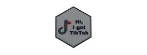 Hexagon PVC Patch Hi, i got TikTok