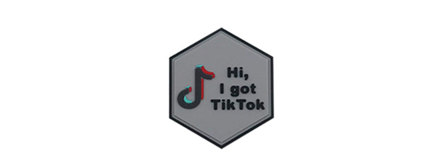 Hexagon PVC Patch Hi, i got TikTok