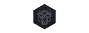 Hexagon PVC Patch Vultron Black Lion