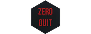 Hexagon PVC Patch Zero Quit