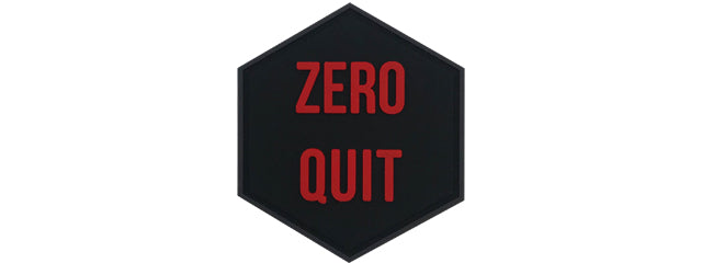 Hexagon PVC Patch Zero Quit