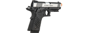 HFC HG-171 Tactical 1911 Gas Blowback Pistol (SILVER / BLACK)