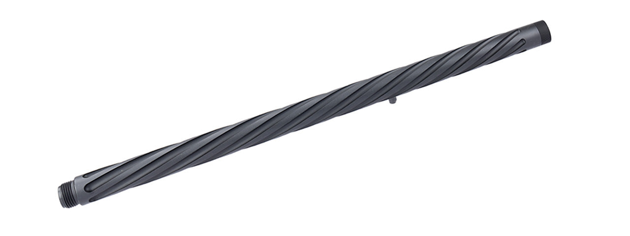 Amoeba Striker Spiral Fluted Outer Barrel Long (BLACK)