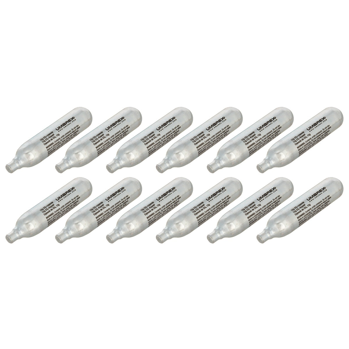 Umarex 12g CO2 Cartridges for Airsoft / Air Guns [12 Pack]