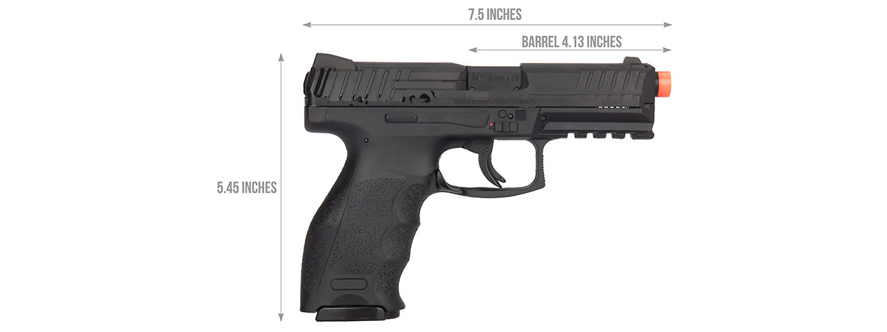 ELITE FORCE H&K LICENSED VP9 CO2 BLOWBACK AIRSOFT PISTOL - BLACK