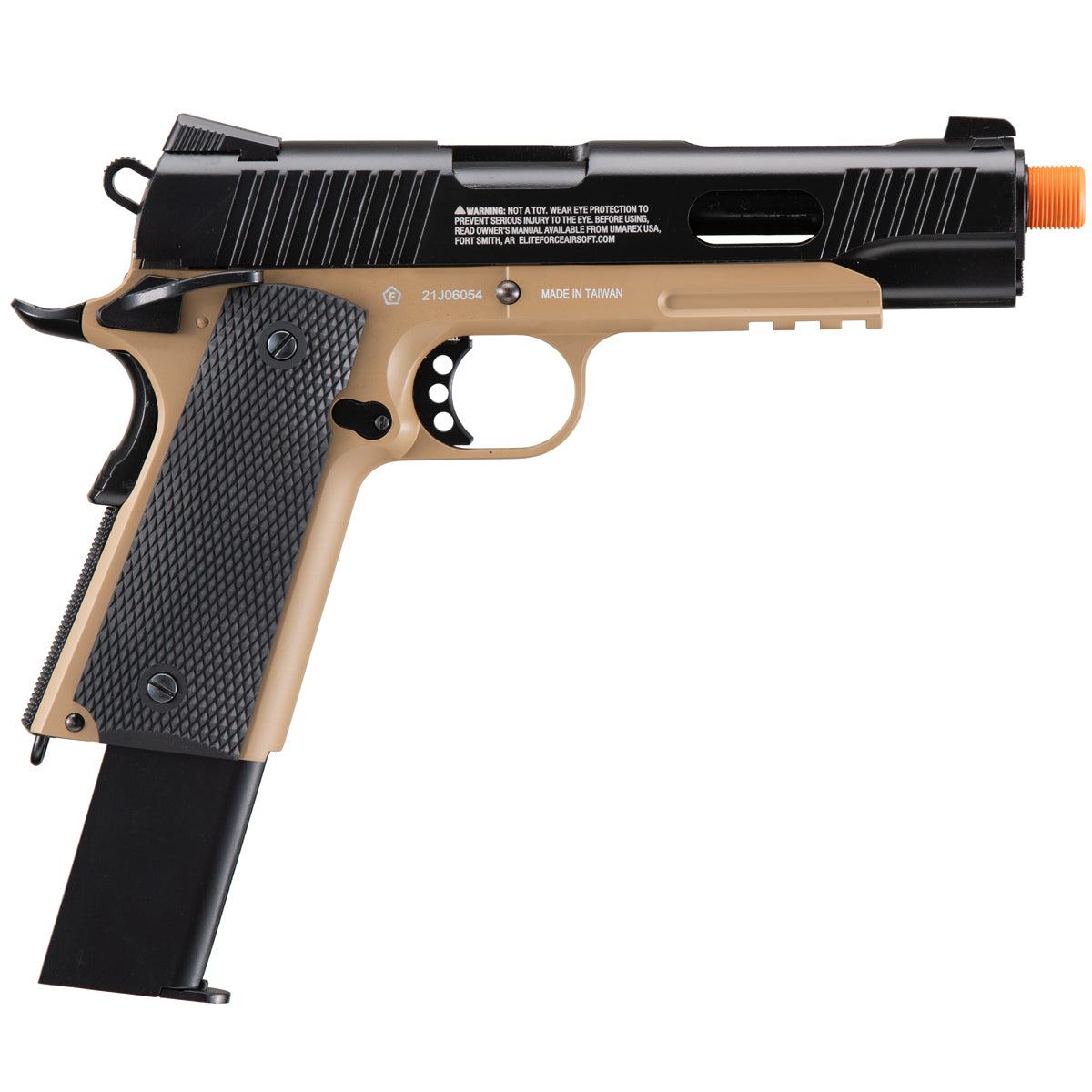 Elite Force 1911 Tac Legacy Edition Gas Blowback Airsoft Pistol (Color: Black / Dark Earth)