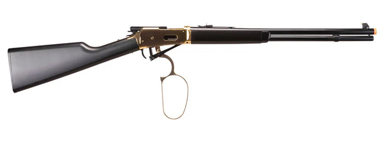 Elite Force Legends Limited Edition Saddle Gun CO2 Powered Lever Action Carbine Airsoft Rifle - (Gold/Black)