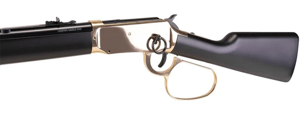 Elite Force Legends Limited Edition Saddle Gun CO2 Powered Lever Action Carbine Airsoft Rifle - (Gold/Black)