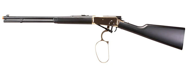 Elite Force Legends Limited Edition Saddle Gun CO2 Powered Lever Action Carbine Airsoft Rifle - (Gold/Black)
