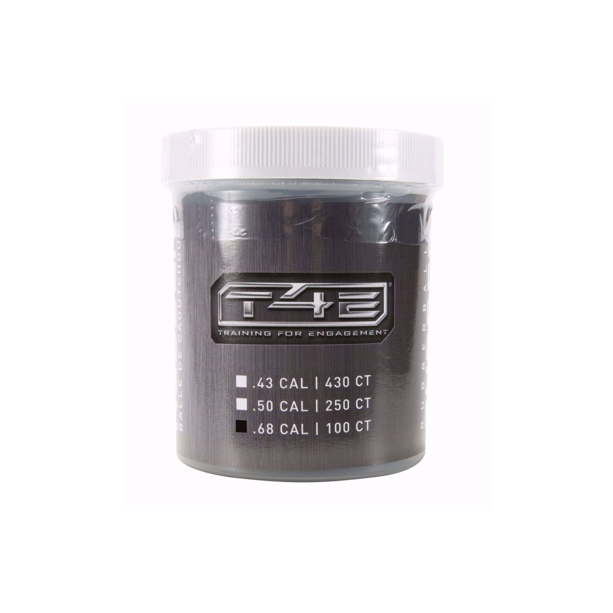 T4E Rubber Ammo for .68 Caliber Rounds - (Black)