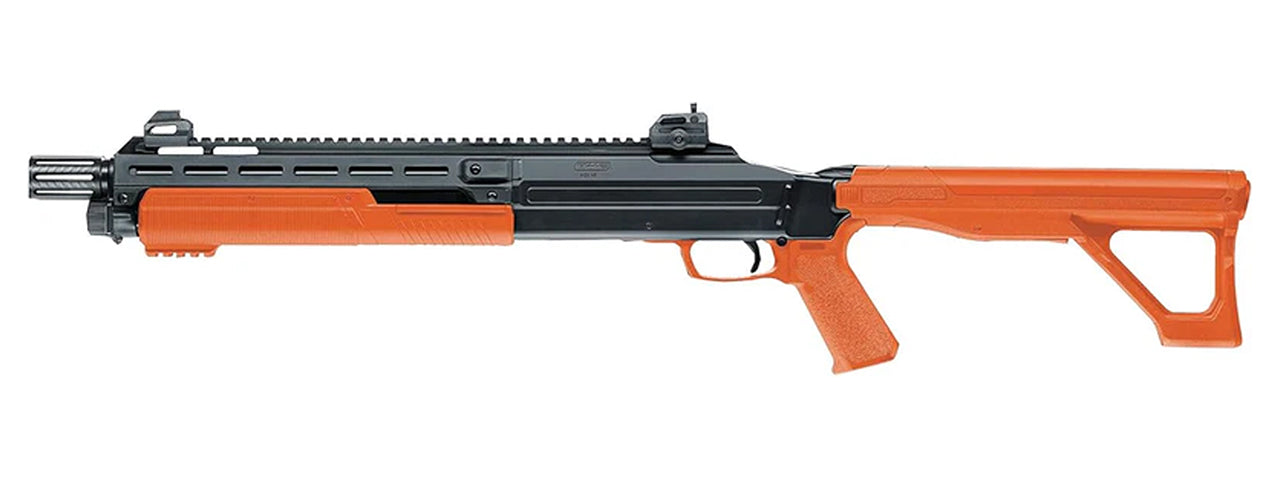 Umarex T4E HDX Less-Lethal Home-Defense Shotgun .68 Caliber CO2 Shotgun - (Black/Orange)