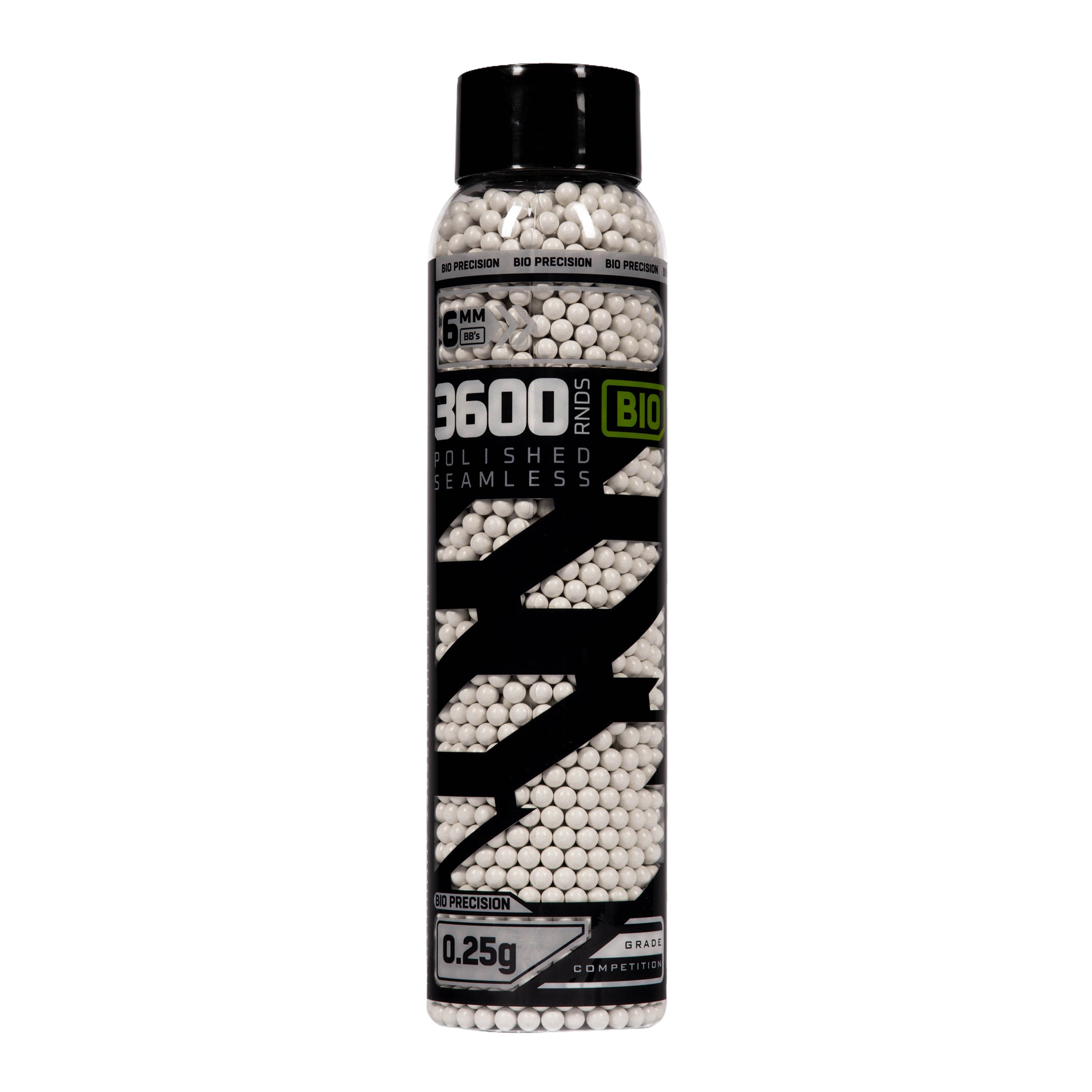 BIO Precision .25g BB's - 3600ct - White - XTREME Airsoft Superstore