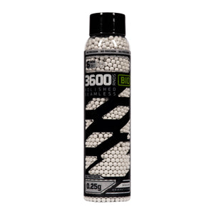 BIO Precision .25g BB's - 3600ct - White - XTREME Airsoft Superstore