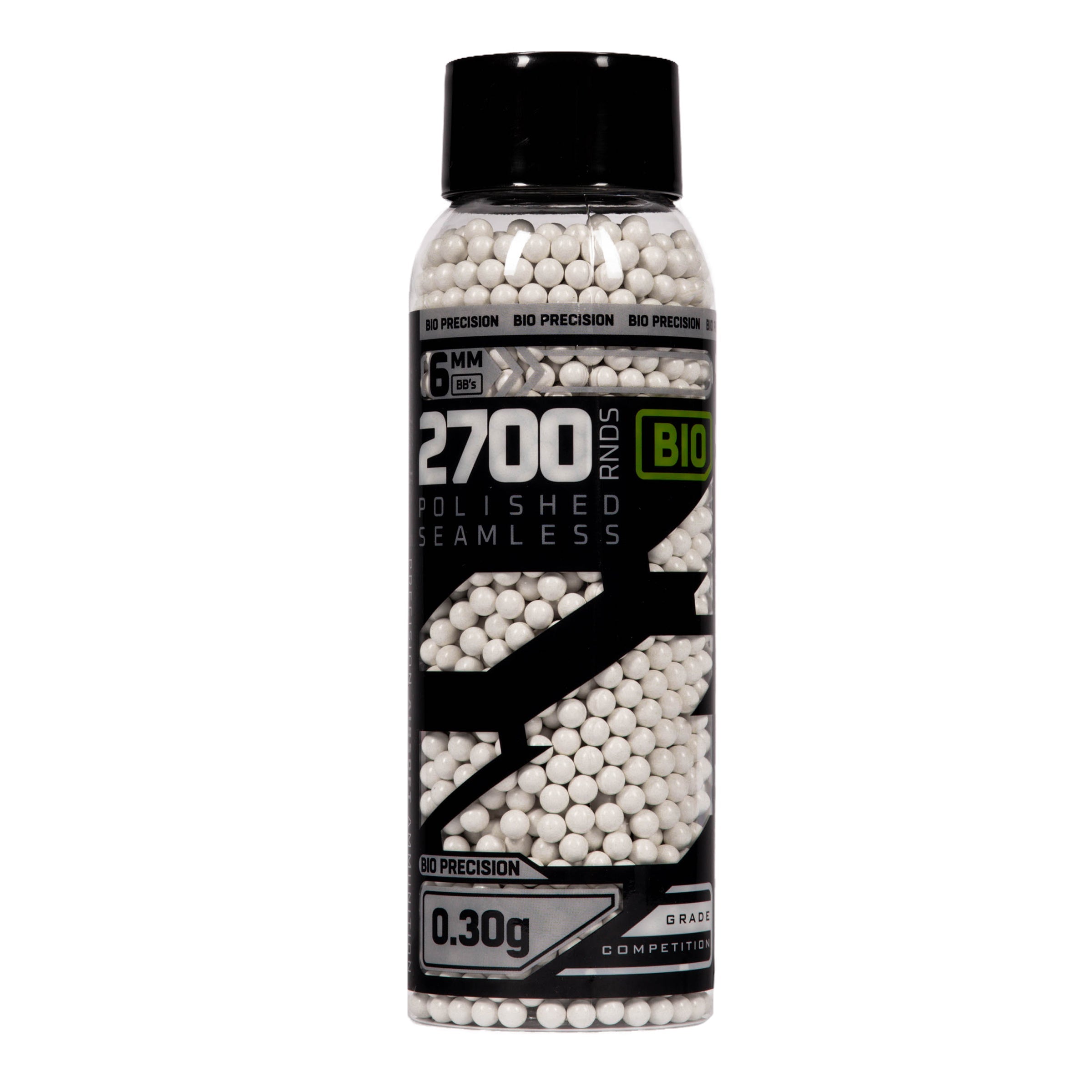 BIO Precision .30g BB's - 2700ct - White - XTREME Airsoft Superstore