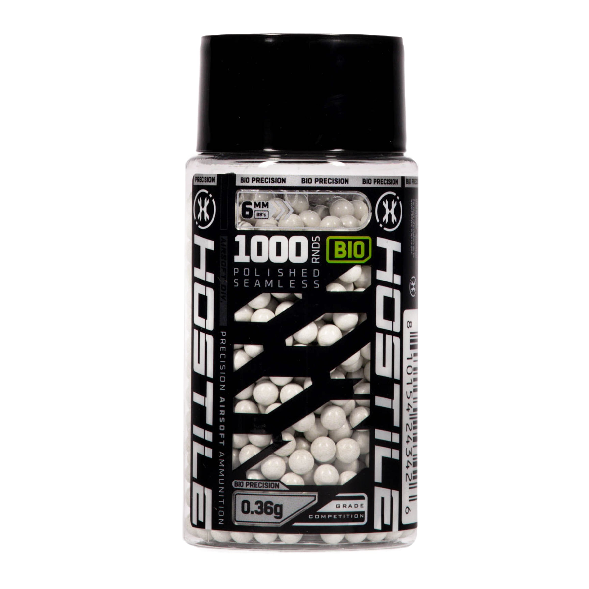 BIO Precision .36g BB's - 1000ct - White - XTREME Airsoft Superstore