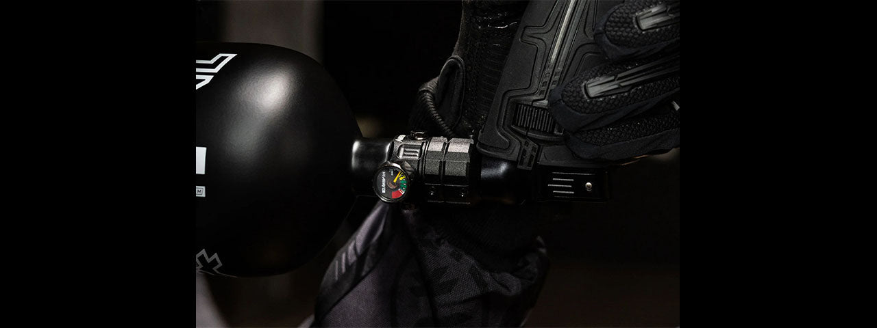 HK Army Turbine Pro HPA Short Body Regulator - (Black)