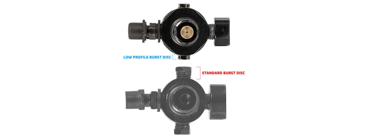 HK Army Turbine Pro HPA Short Body Regulator - (Black)