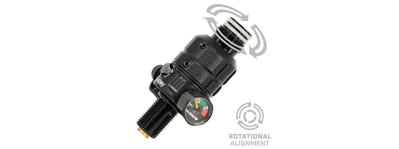 HK Army Turbine Pro HPA Short Body Regulator - (Black)