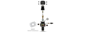 HK Army Turbine Pro HPA Long Body Regulator - (Black)