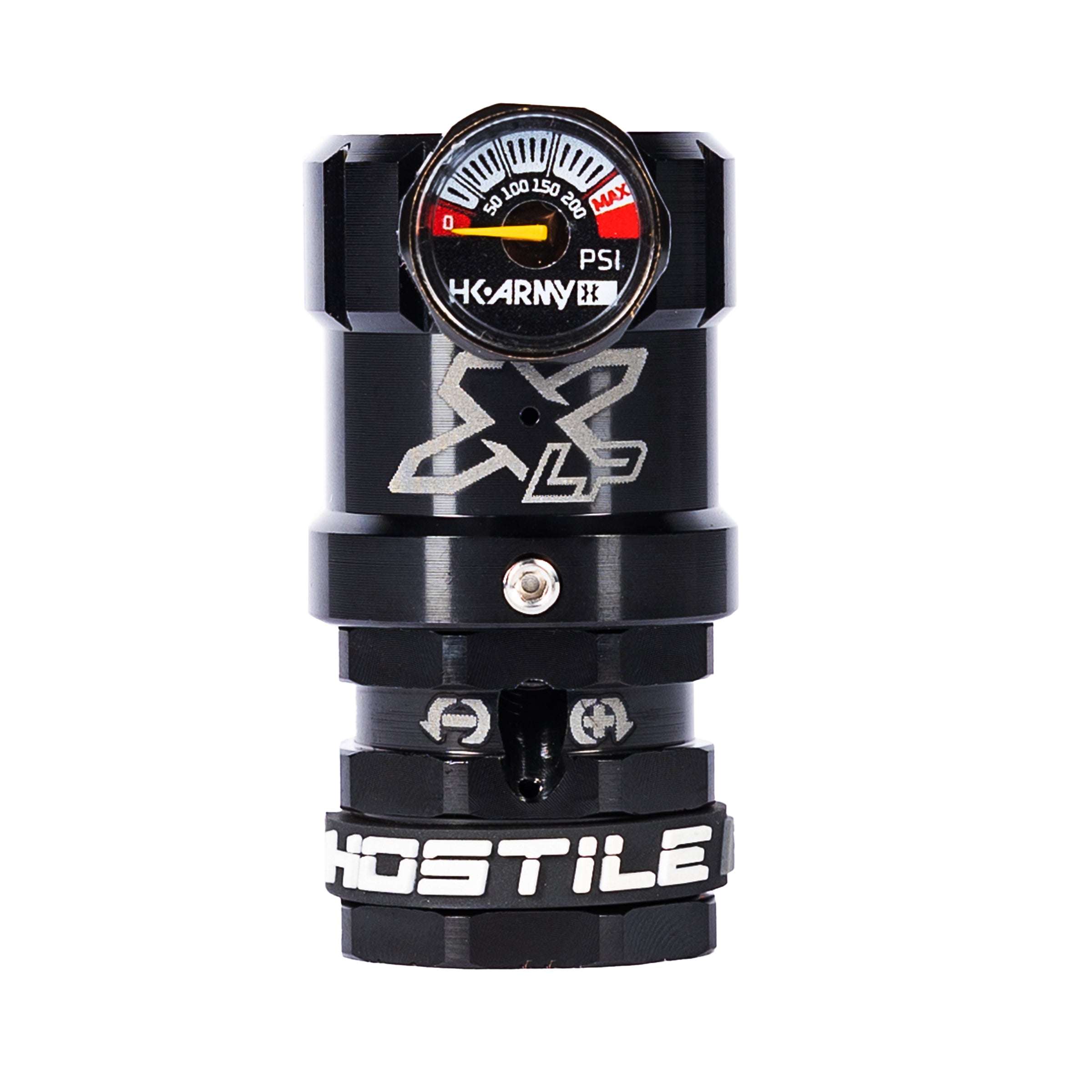 Hostile® XLP Regulator - Side Port Quick-Disconnect - Black - XTREME Airsoft Superstore