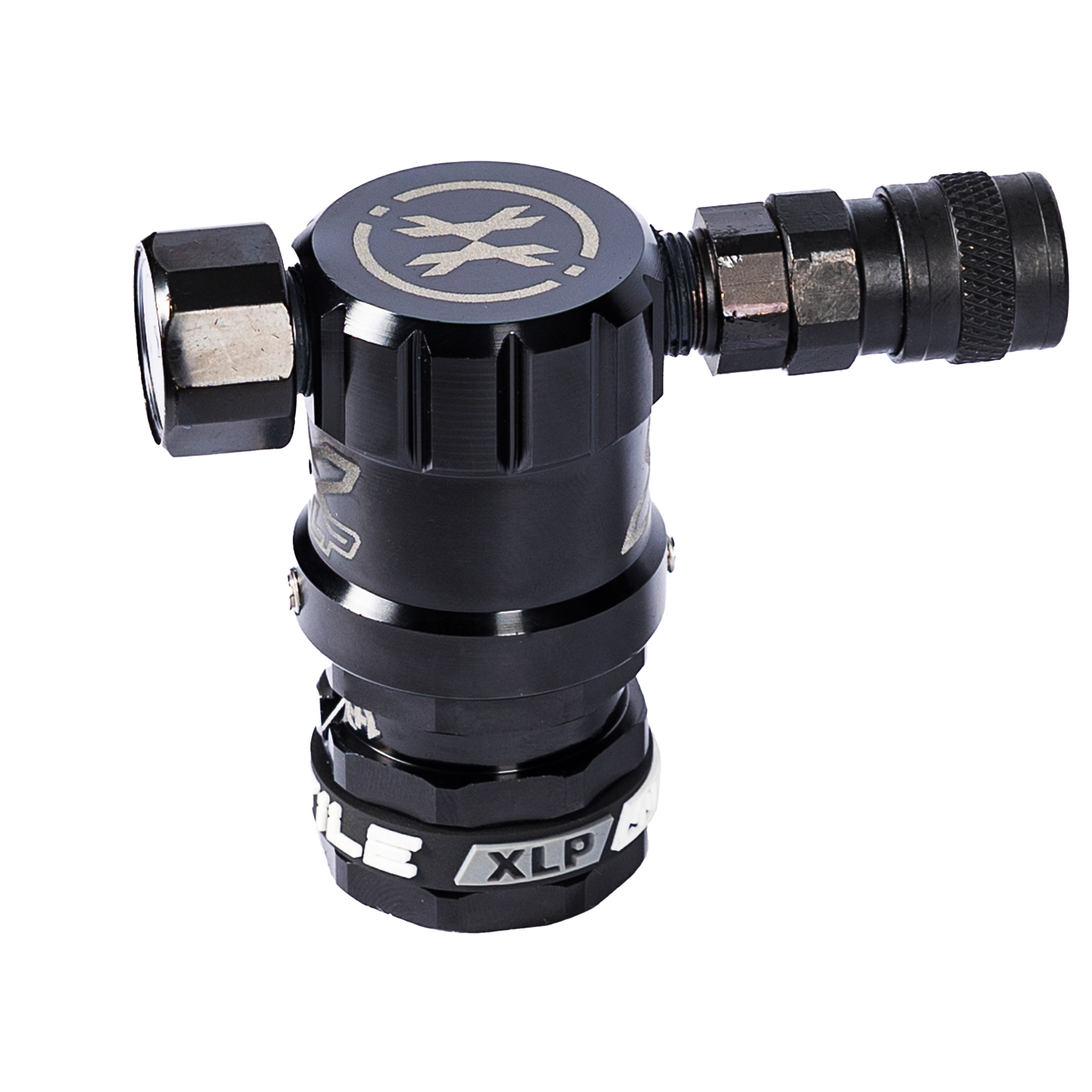 Hostile® XLP Regulator - Side Port Quick-Disconnect - Black - XTREME Airsoft Superstore