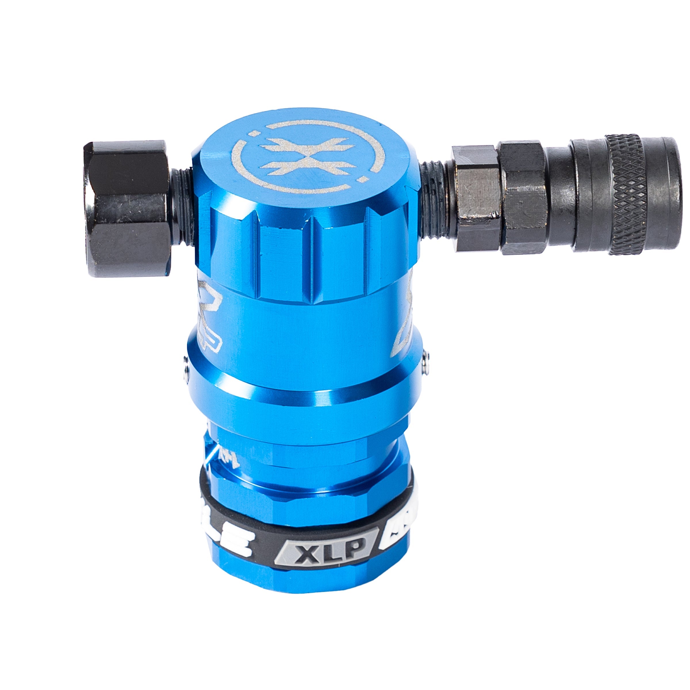 Hostile® XLP Regulator - Side Port Quick-Disconnect - Blue - XTREME Airsoft Superstore