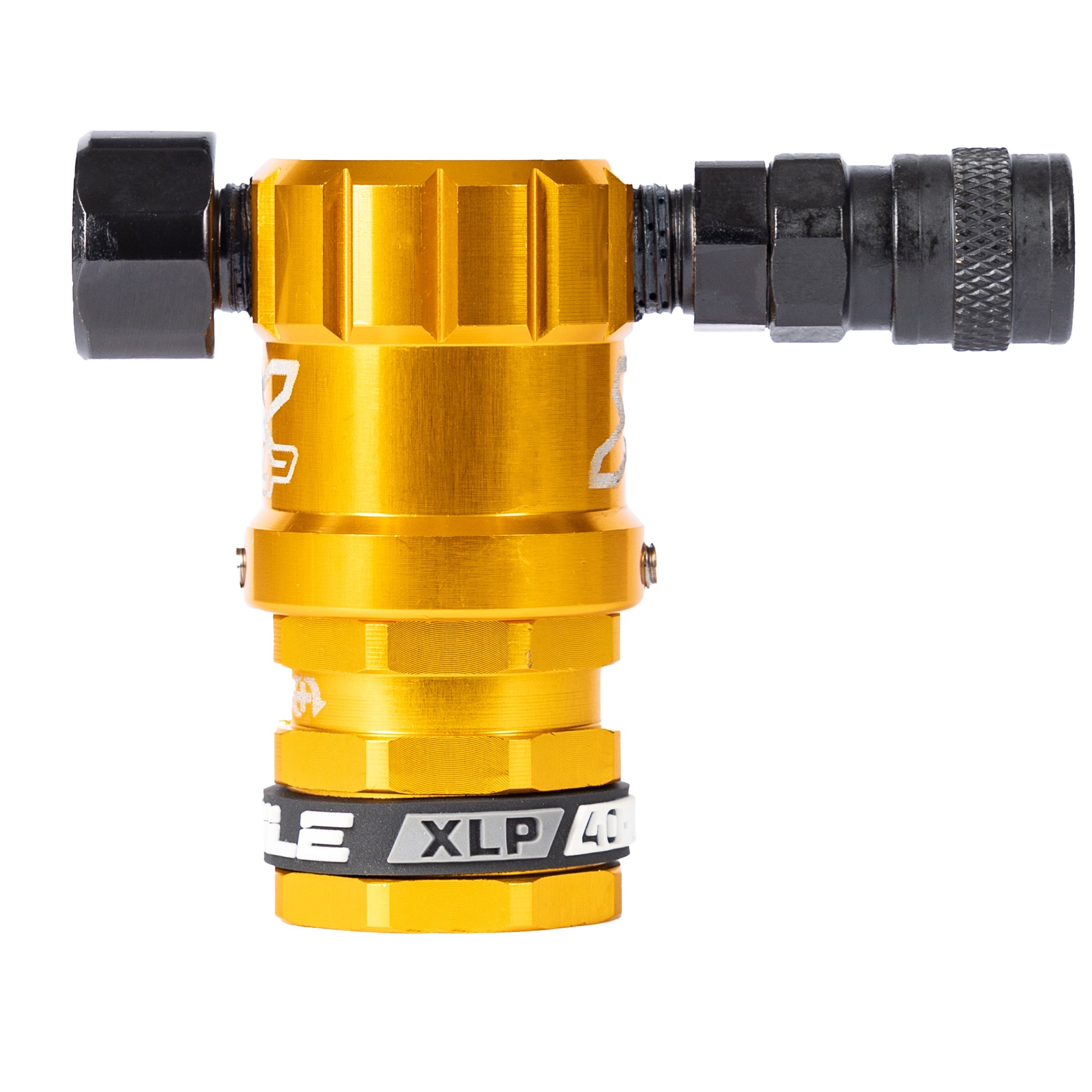 Hostile® XLP Regulator - Side Port Quick-Disconnect - Gold - XTREME Airsoft Superstore