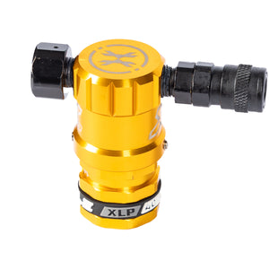 Hostile® XLP Regulator - Side Port Quick-Disconnect - Gold - XTREME Airsoft Superstore