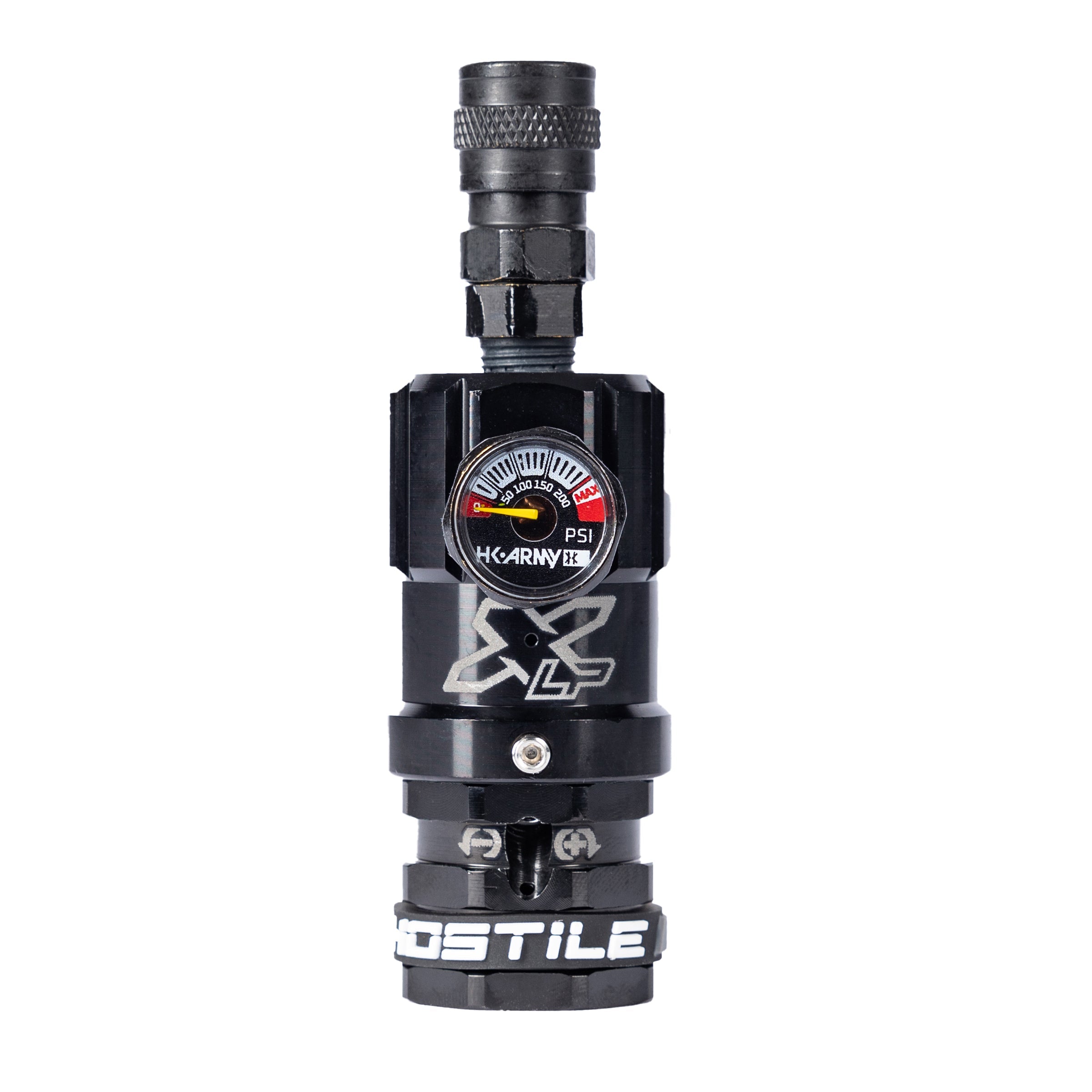 Hostile® XLP Regulator - Top Port Quick-Disconnect - Black - XTREME Airsoft Superstore