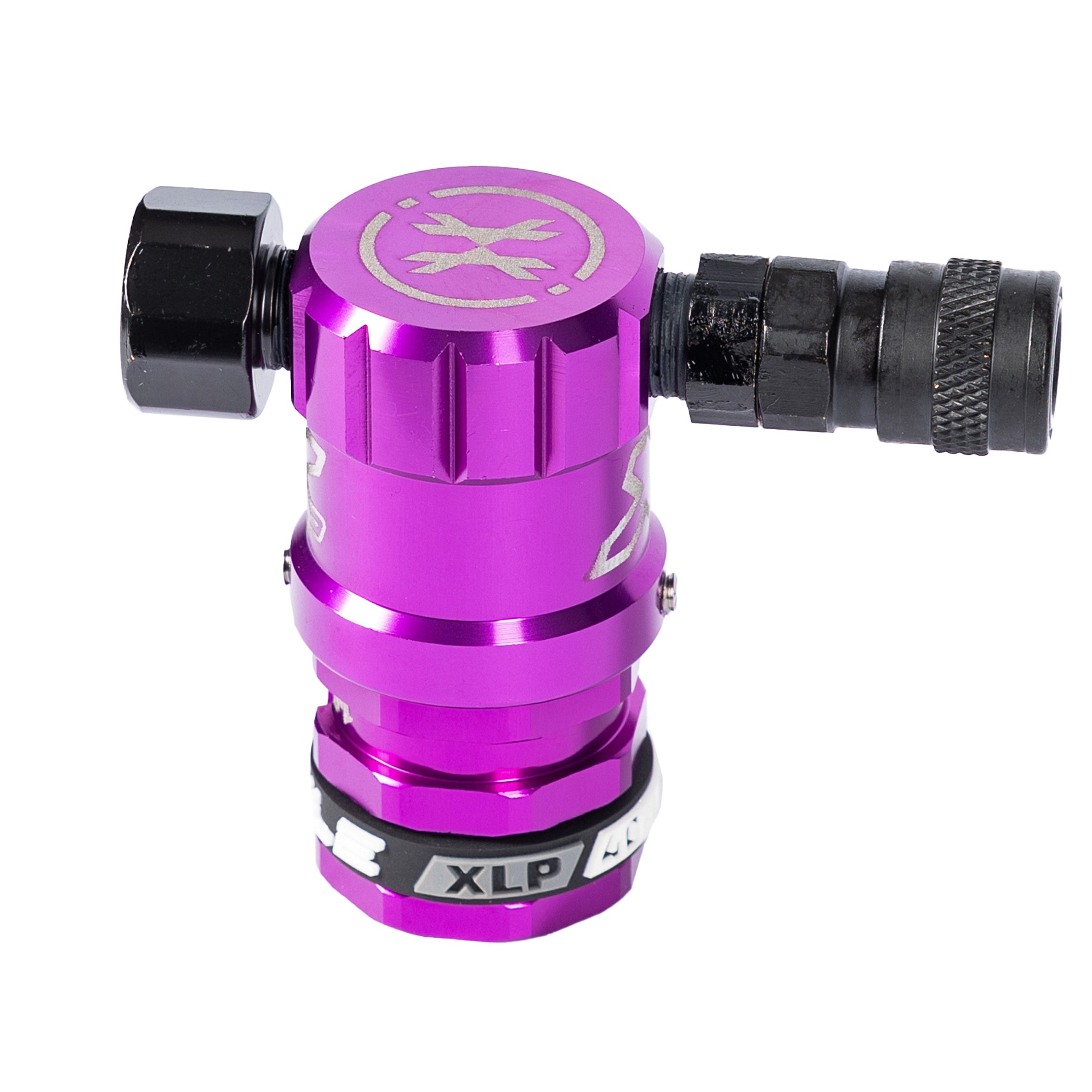 Hostile® XLP Regulator - Side Port Quick-Disconnect - Purple - XTREME Airsoft Superstore