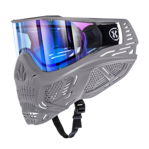 HSTL® Skull Goggle "Crypt" - Grey w/ Ice Lens - XTREME Airsoft Superstore