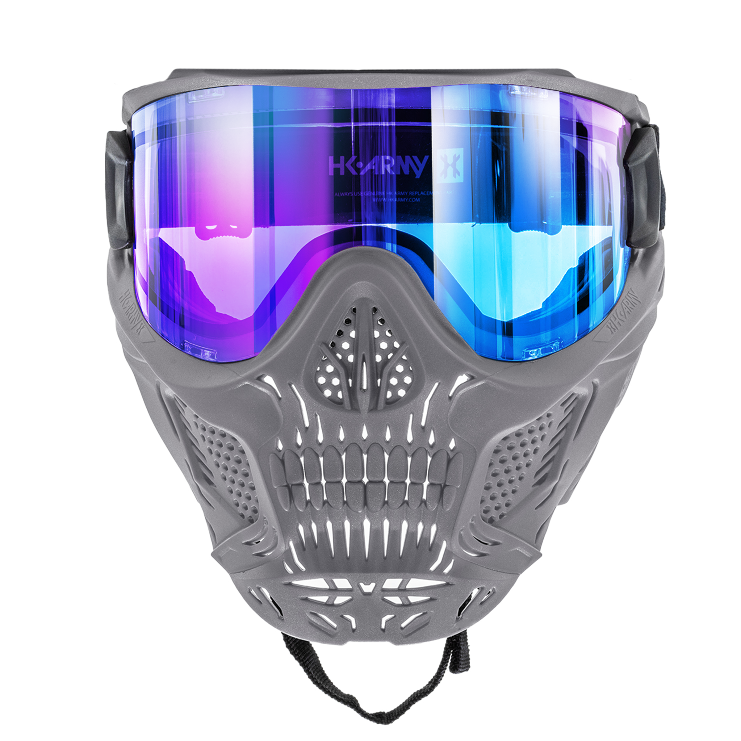 HSTL® Skull Goggle "Crypt" - Grey w/ Ice Lens - XTREME Airsoft Superstore