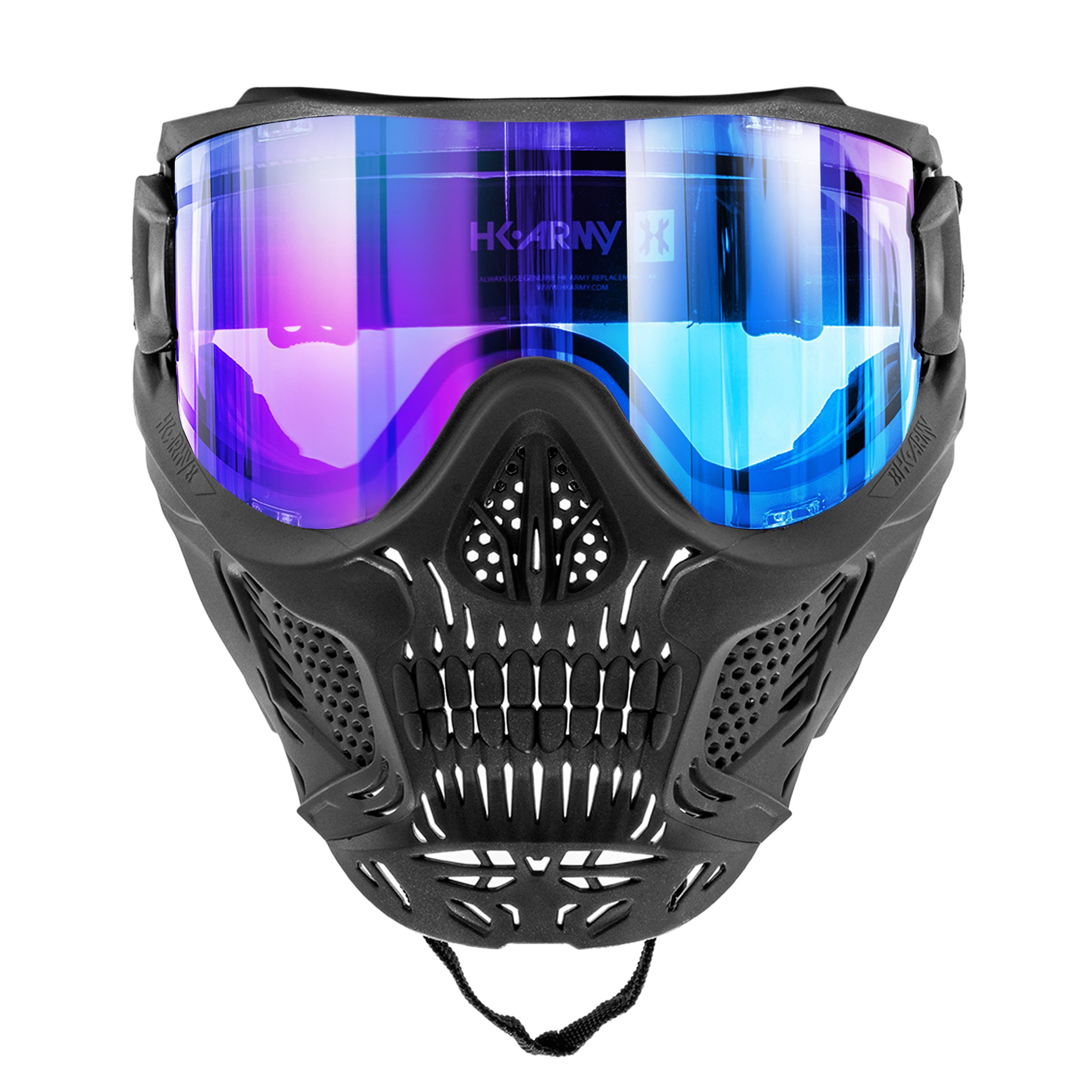 HSTL® Skull Goggle "Reaper" - Black w/ Ice Lens - XTREME Airsoft Superstore