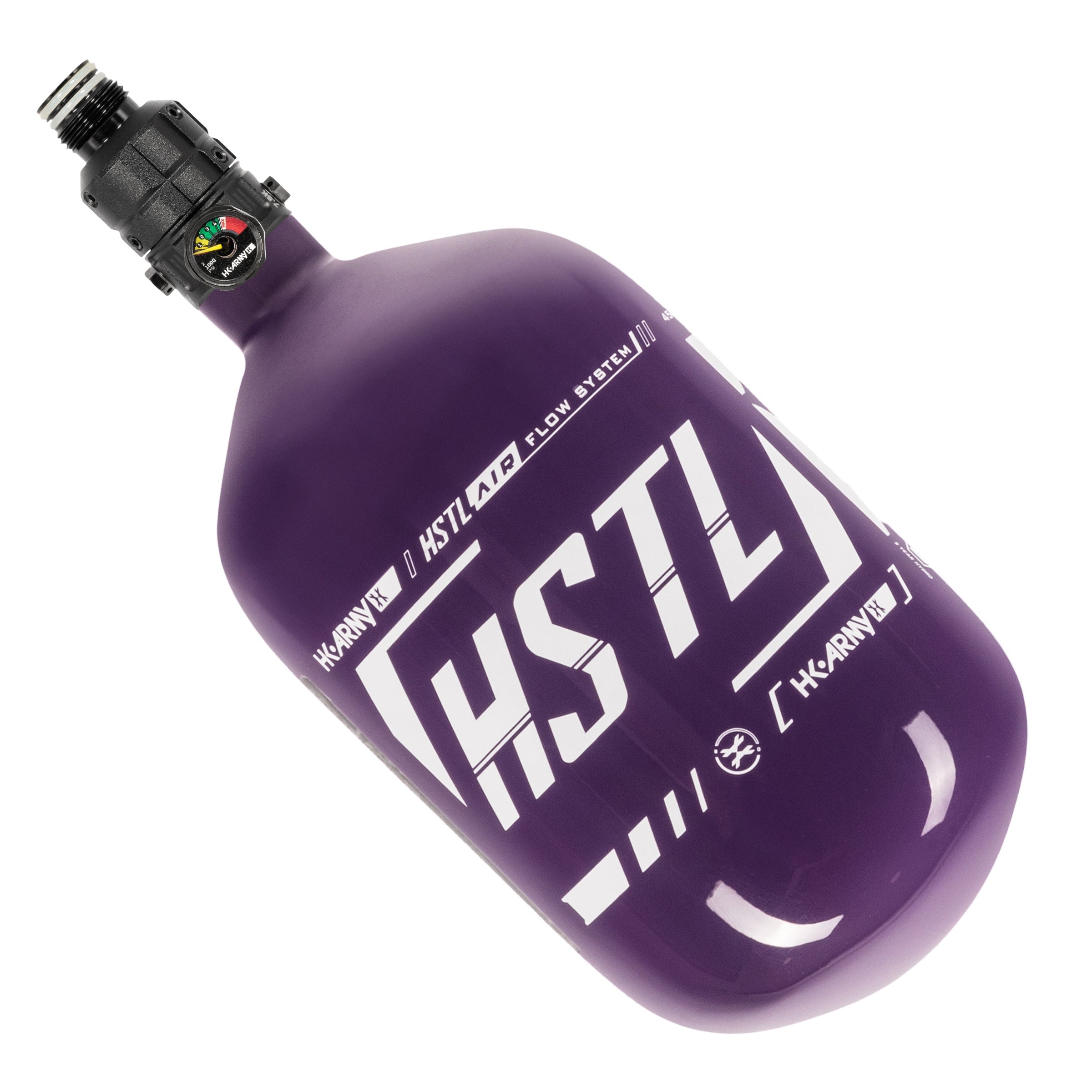 HSTL® - Carbon Fiber Tank - PRO Reg - 68ci / 4500psi - Purple/White - XTREME Airsoft Superstore