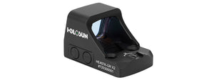HOLOSUN HE407K-GR X2 Green Open Reflex Optical Sight - (Black)